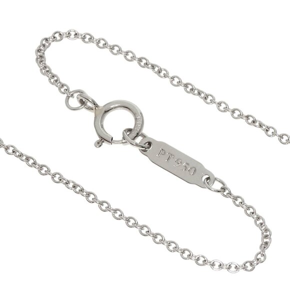 TIFFANY & Co. Fleur de Lis Diamond Necklace in Platinum PT950 - Picture 3 of 5